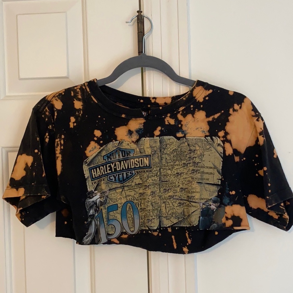 Harley Davidson crop tee